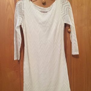 Size 2 White Banana Republic Dress